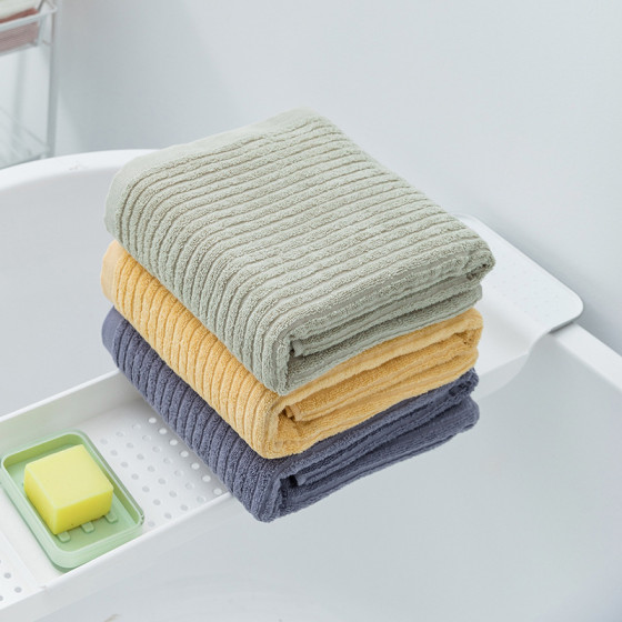 ID:1125 - Striped adult towel wipe sweat and face pure cotton towel absorb water soft face wash towel